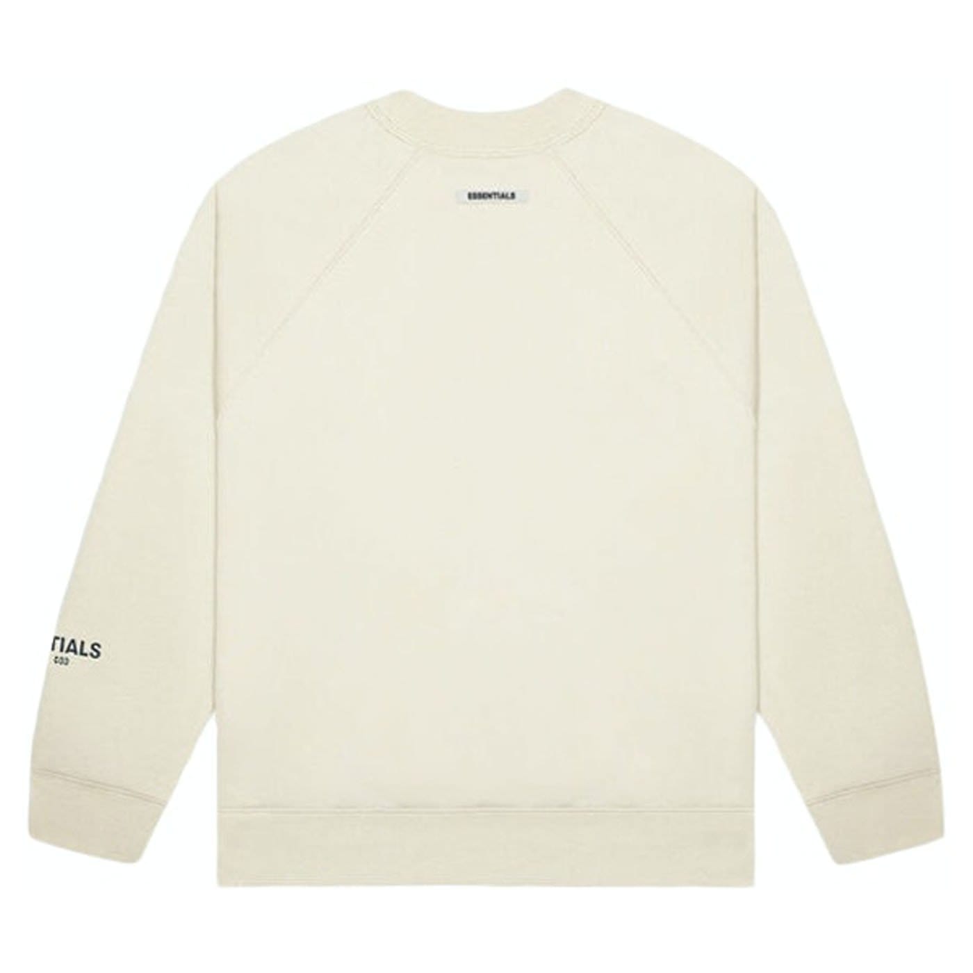 FEAR OF GOD ESSENTIALS 3D Silicon Applique Crewneck Buttercream — XXS — Side View