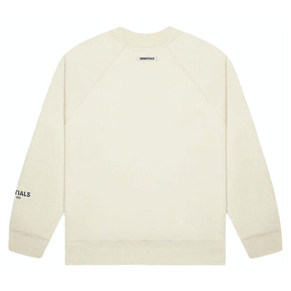 FEAR OF GOD ESSENTIALS 3D Silicon Applique Crewneck Buttercream — XXS — Side View