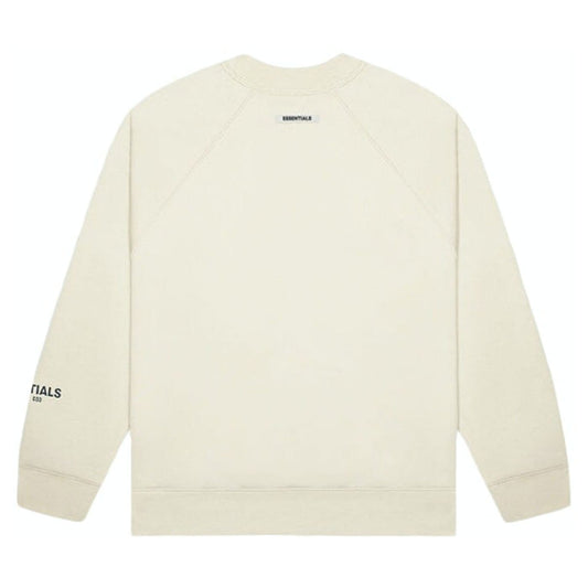 FEAR OF GOD ESSENTIALS 3D Silicon Applique Crewneck Buttercream — XXS — Side View