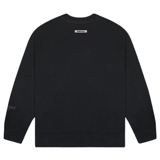FEAR OF GOD ESSENTIALS 3D Silicon Applique Crewneck Dark Slate/Stretch Limo/Black — XXS — Side View