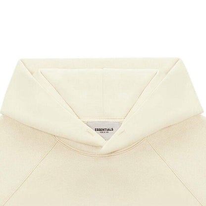 FEAR OF GOD ESSENTIALS 3D Silicon Applique Pullover Hoodie Buttercream — XXS — Side View