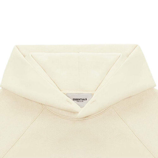 FEAR OF GOD ESSENTIALS 3D Silicon Applique Pullover Hoodie Buttercream — XXS — Side View