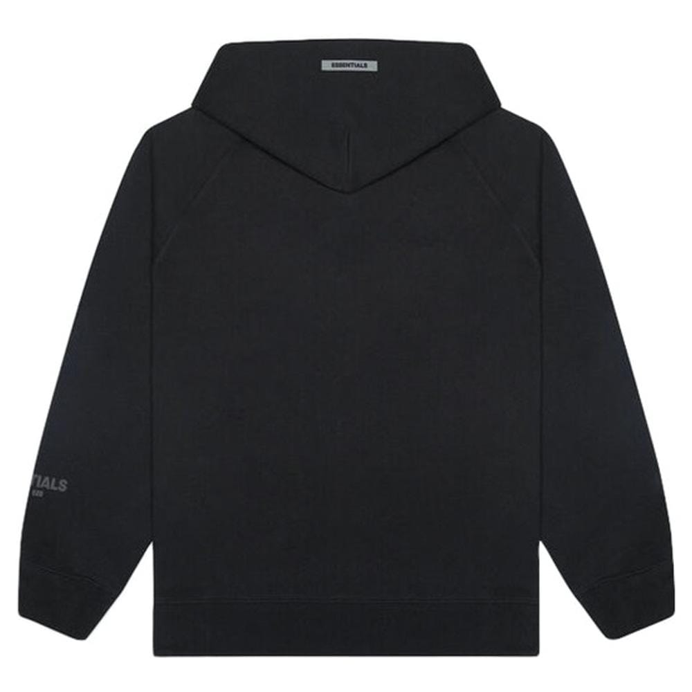 FEAR OF GOD ESSENTIALS 3D Silicon Applique Pullover Hoodie Dark Slate/Stretch Limo/Black — XXS — Side View