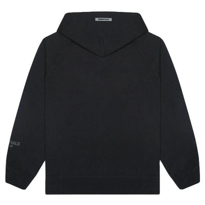 FEAR OF GOD ESSENTIALS 3D Silicon Applique Pullover Hoodie Dark Slate/Stretch Limo/Black — XXS — Side View