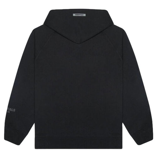 FEAR OF GOD ESSENTIALS 3D Silicon Applique Pullover Hoodie Dark Slate/Stretch Limo/Black — XXS — Side View