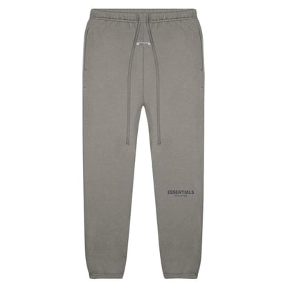 FEAR OF GOD ESSENTIALS Sweatpants (SS20) Gray Flannel/Charcoal — XXS — Front View