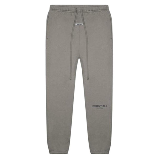 FEAR OF GOD ESSENTIALS Sweatpants (SS20) Gray Flannel/Charcoal — XXS — Front View