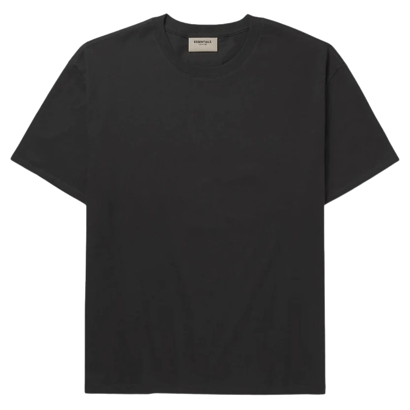 Fear of God Essentials T-shirt (SS21) Black/Stretch Limo — XXS — Front View