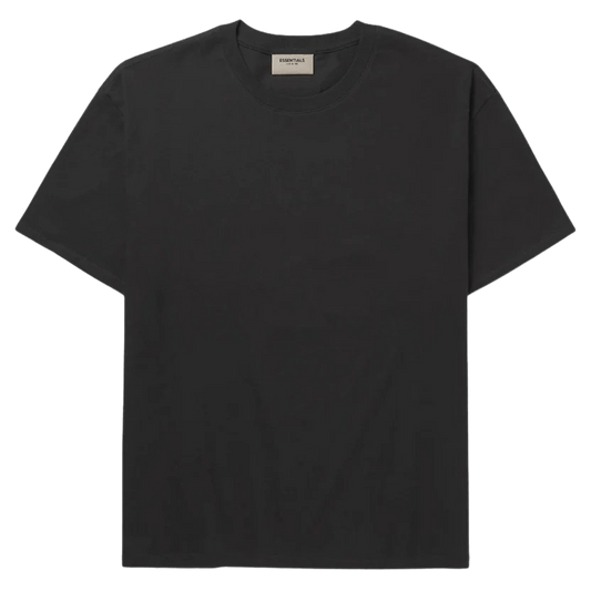 Fear of God Essentials T-shirt (SS21) Black/Stretch Limo — XXS — Front View