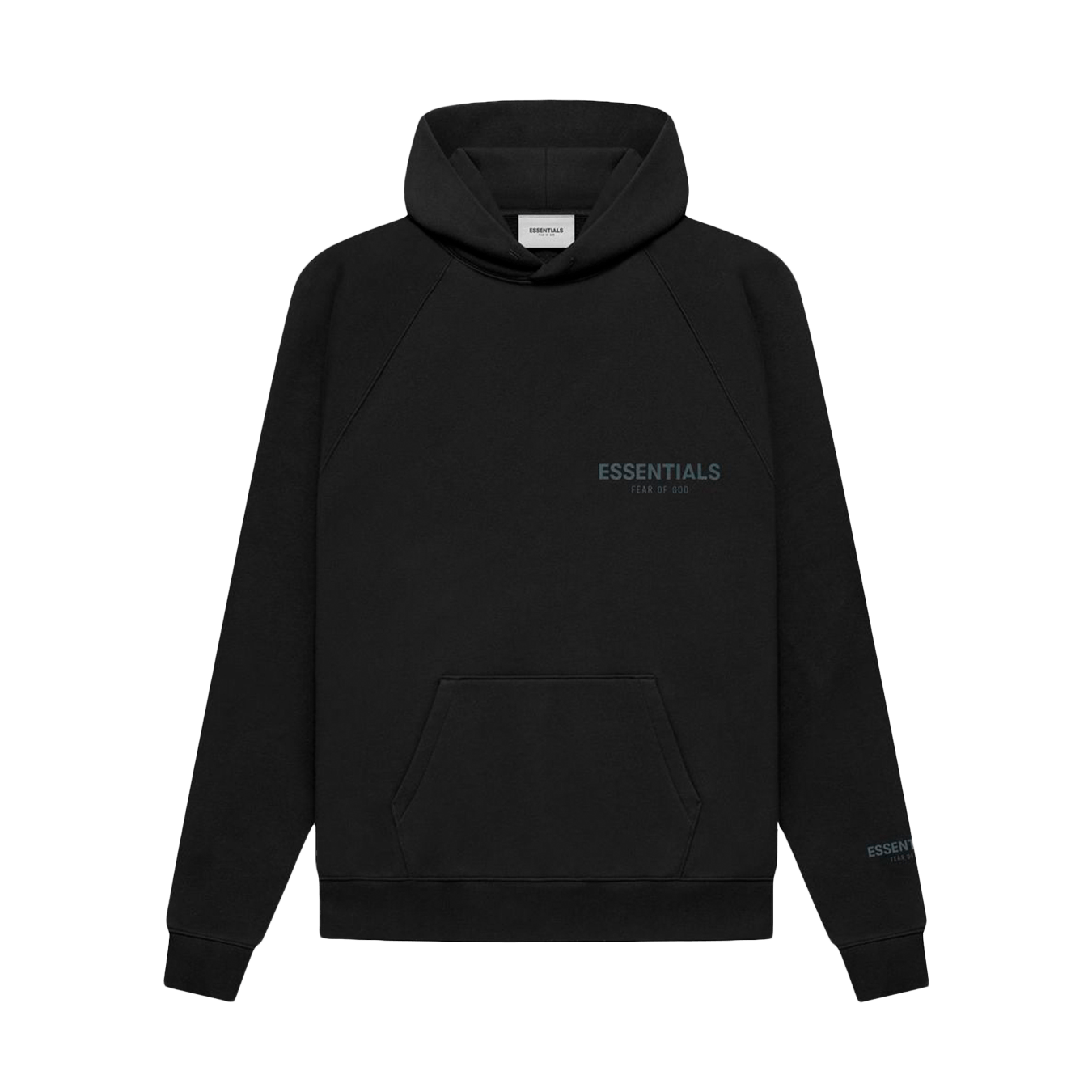 Fear of God Essentials Core Collection Pullover Hoodie 'Stretch Limo' — XXS — Front View