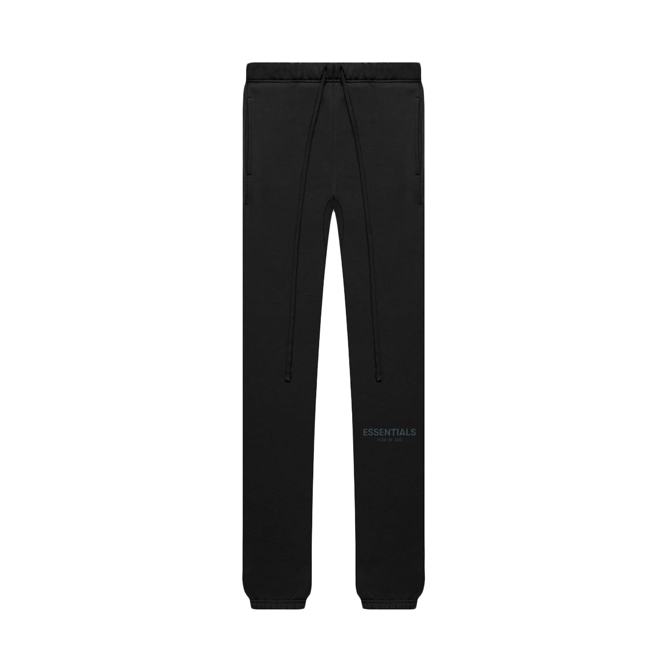 Fear of God Essentials Summer Core Sweatpant 'Black' — XXS — Front View