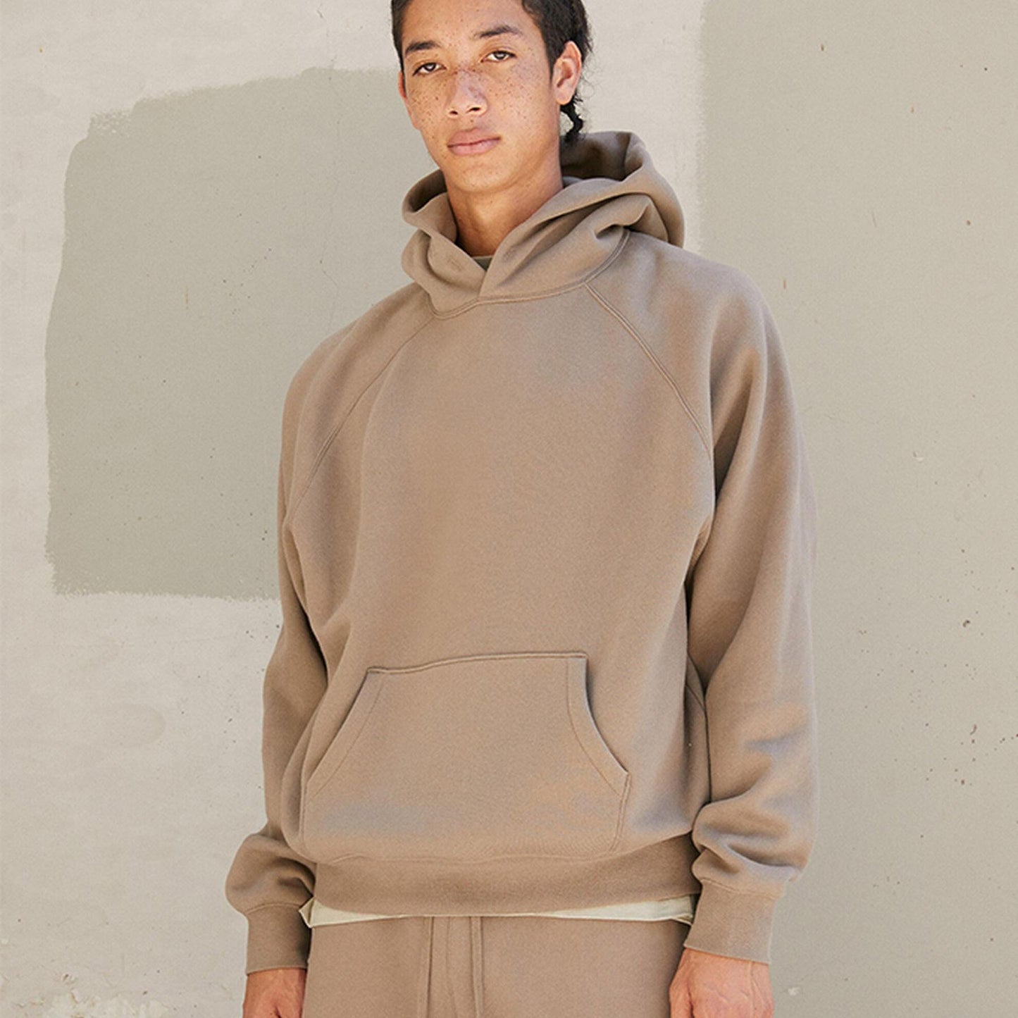 Fear of God Essentials Hoodie 'Harvest' — XXS — Top View