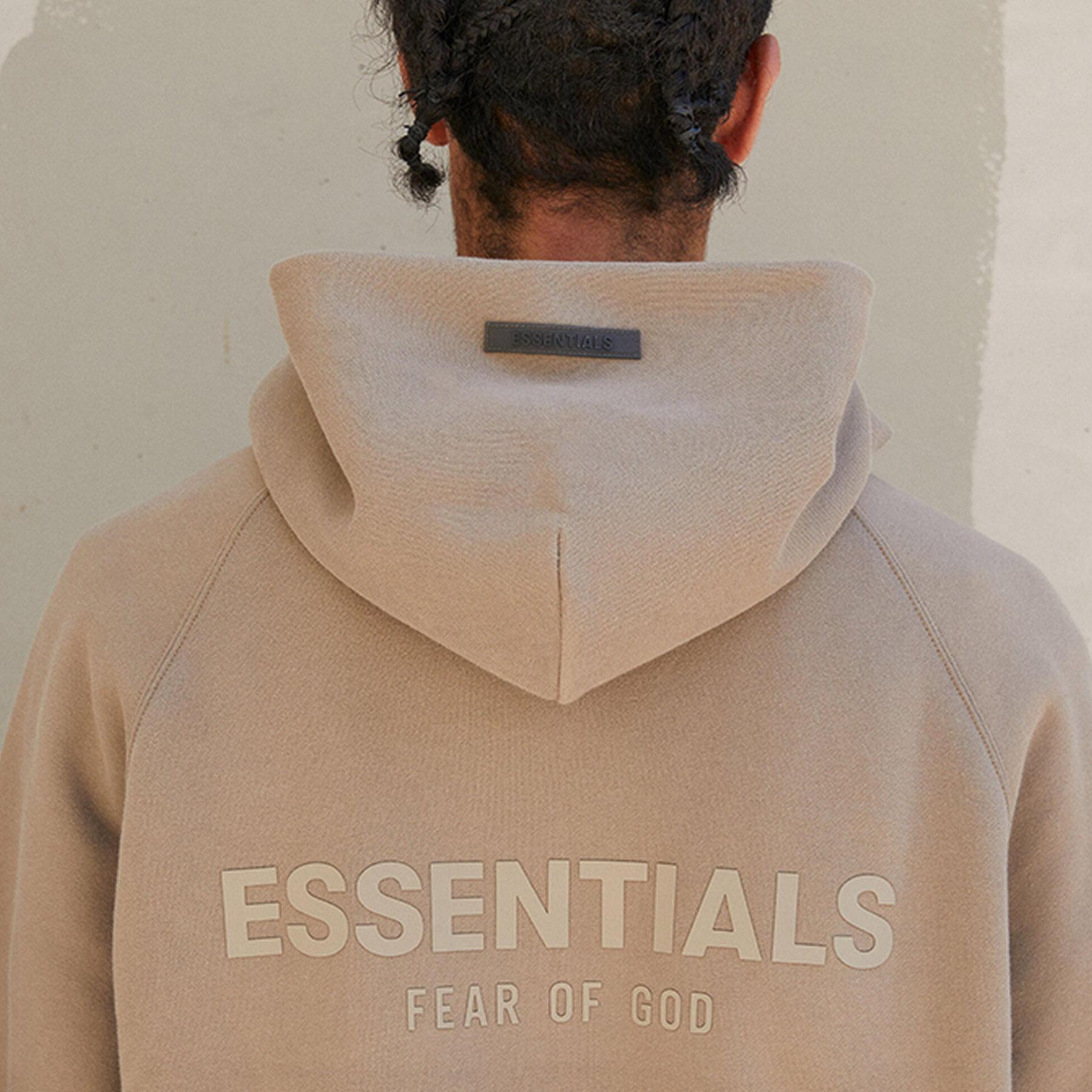 Fear of God Essentials Hoodie 'Harvest' — XXS — Detail View