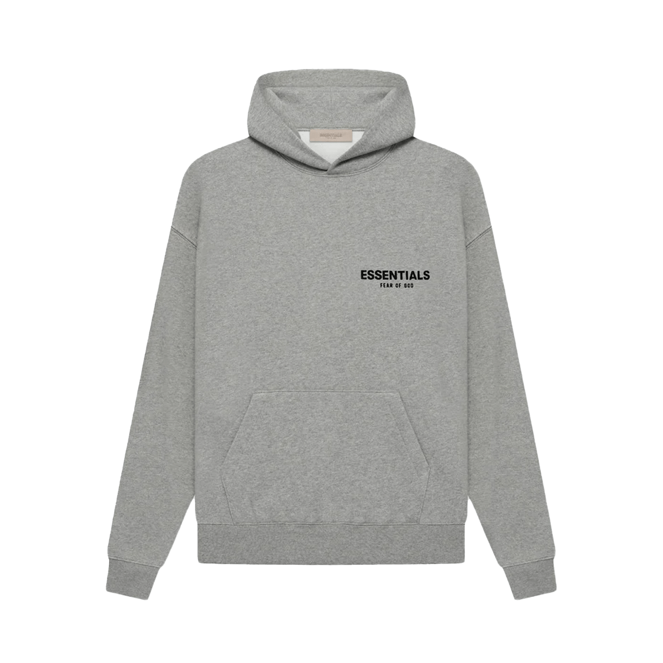 Fear of God Essentials Hoodie 'Dark Oatmeal' (SS22) — XXS — Front View