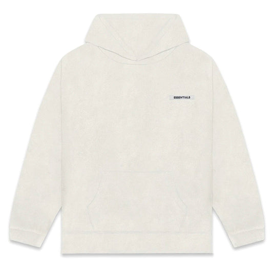 FEAR OF GOD ESSENTIALS Polar Fleece Hoodie Oatmeal — XXS — Front View
