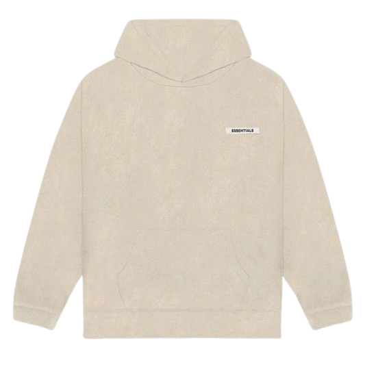 FEAR OF GOD ESSENTIALS Polar Fleece Hoodie Olive/Khaki — XXS — Front View