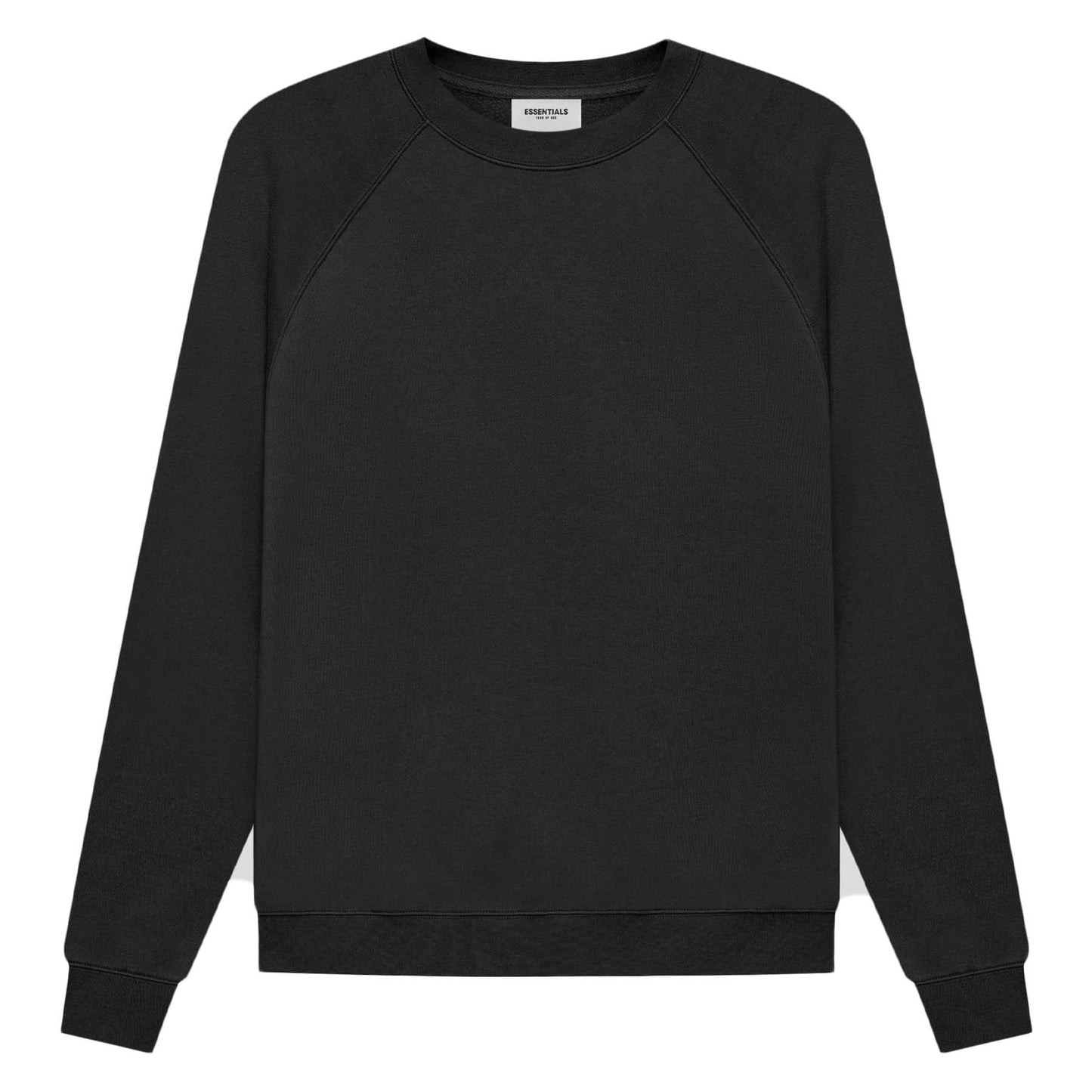 FEAR OF GOD ESSENTIALS Pull-Over Crewneck (SS21) Black/Stretch Limo — XXS — Side View