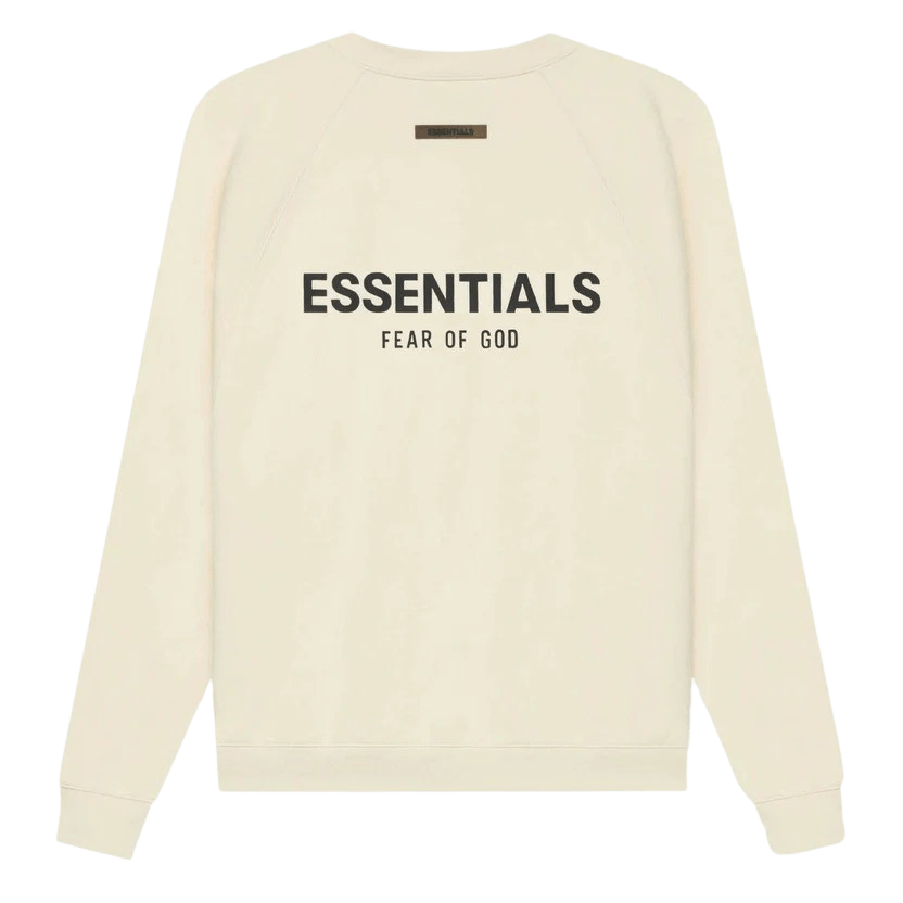 Fear of God Essentials Pull-Over Crewneck buttercream — XXS — Front View