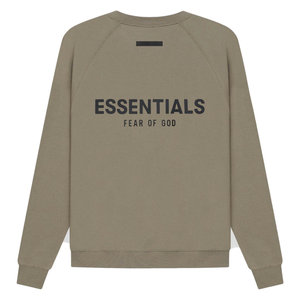 Fear of God Essentials Pull-Over Crewneck taupe — XXS — Front View
