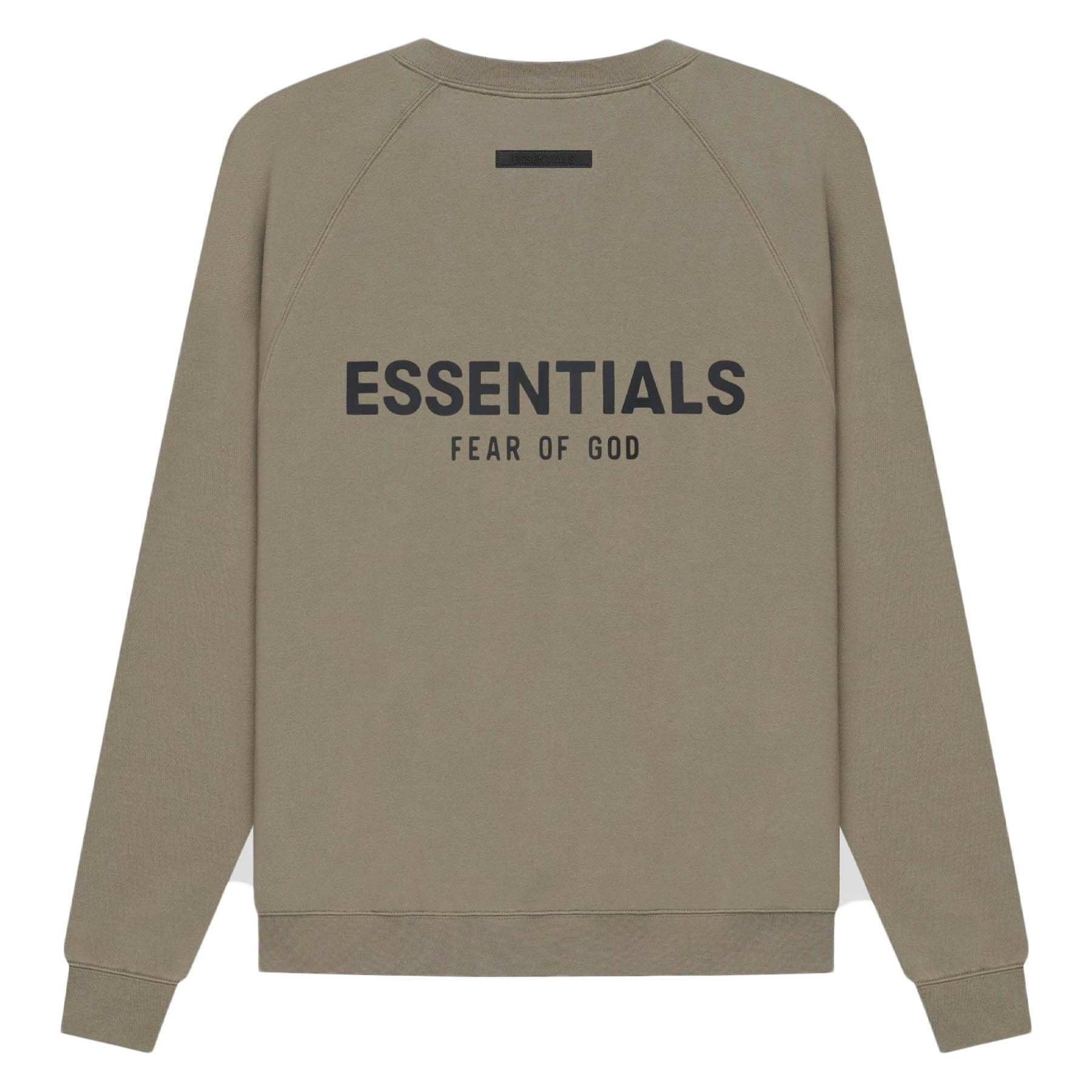 Fear of God Essentials Pull-Over Crewneck taupe — XXS — Front View