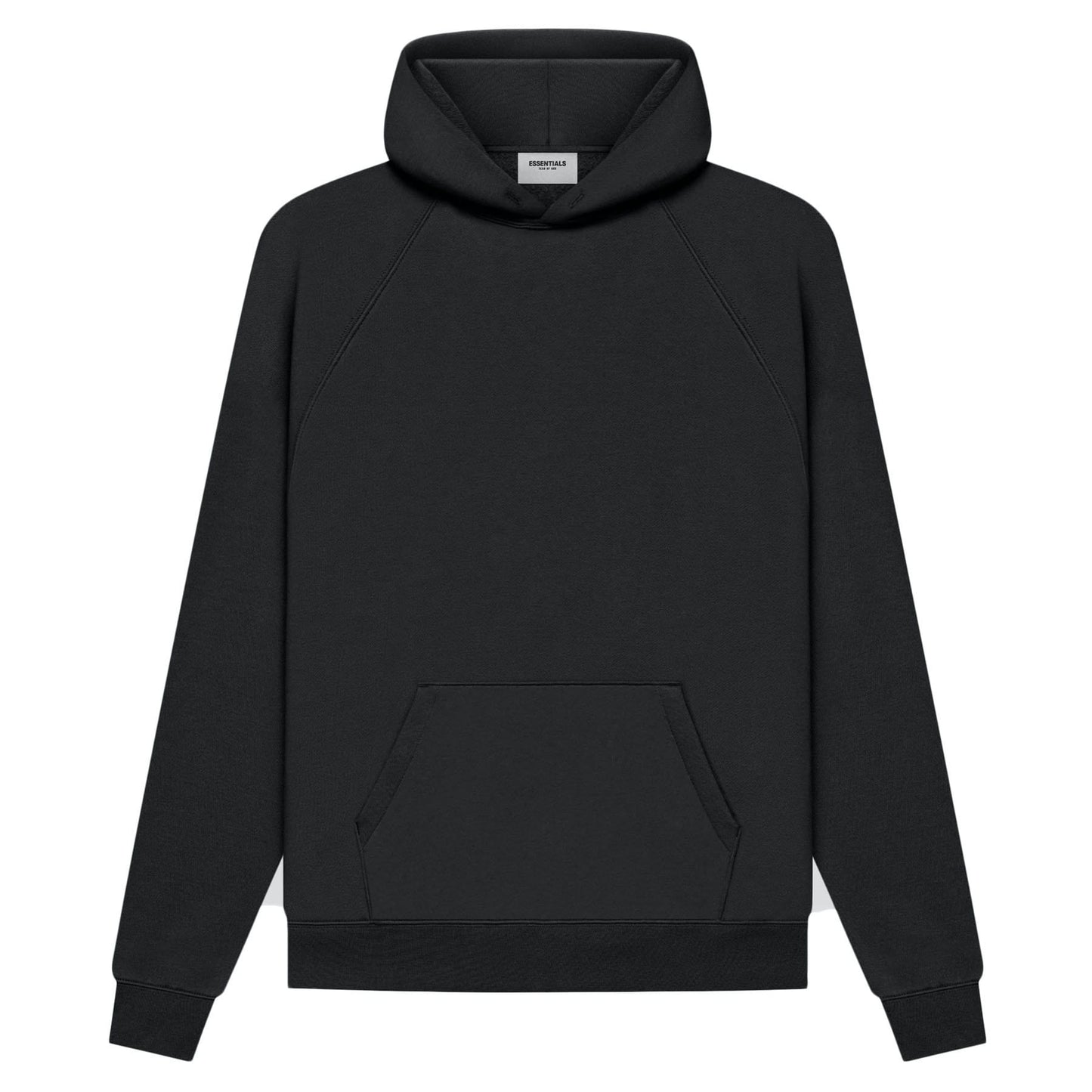 FEAR OF GOD ESSENTIALS Pull-Over Hoodie (SS21) Black/Stretch Limo — XXS — Side View