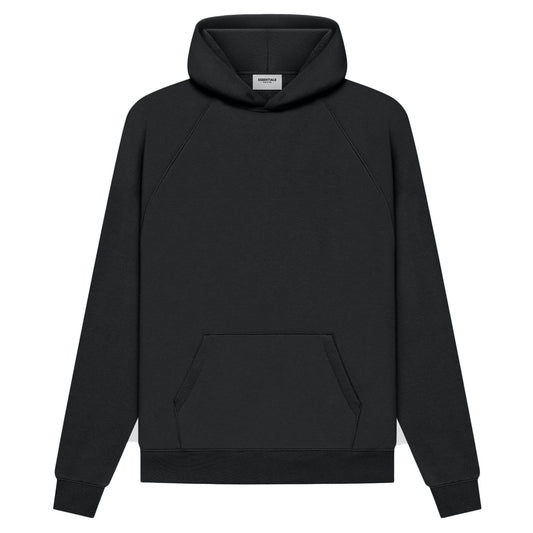FEAR OF GOD ESSENTIALS Pull-Over Hoodie (SS21) Black/Stretch Limo — XXS — Side View