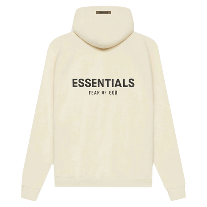 FEAR OF GOD ESSENTIALS Pull-Over Hoodie (SS21) Cream/Buttercream — XXS — Front View