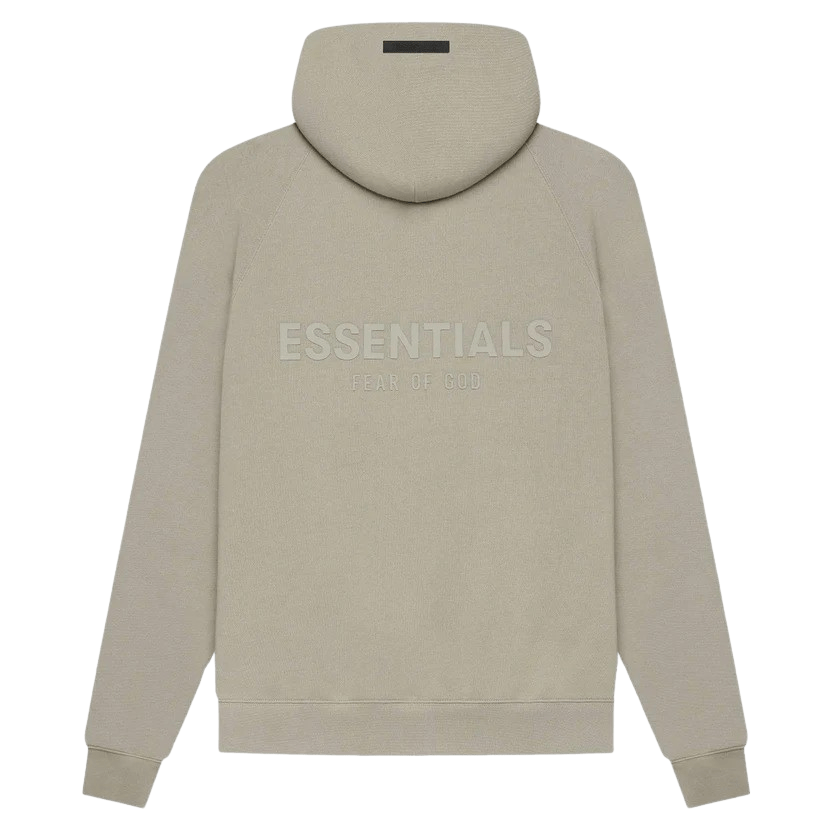 FEAR OF GOD ESSENTIALS Pull-Over Hoodie (SS21) Moss/Goat — XXS — Front View