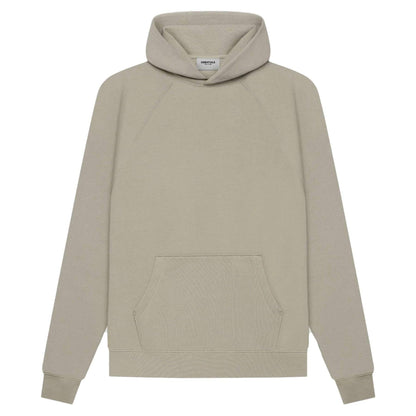 FEAR OF GOD ESSENTIALS Pull-Over Hoodie (SS21) Moss/Goat — XXS — Back View