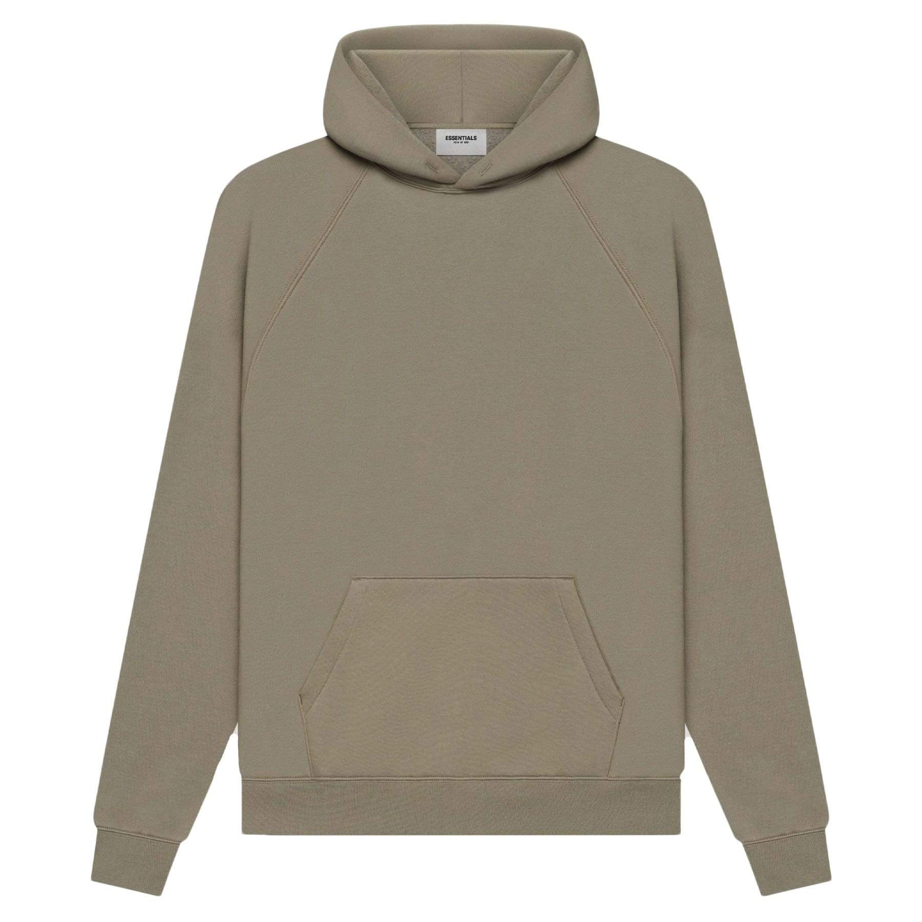 FEAR OF GOD ESSENTIALS Pull-Over Hoodie (SS21) Taupe — XXS — Side View