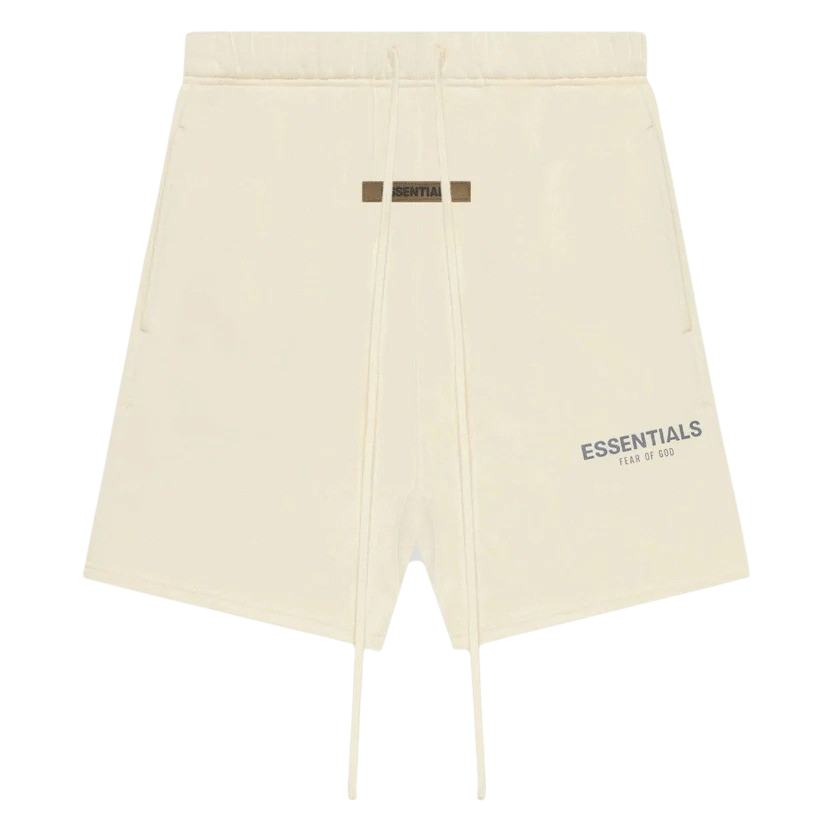 FEAR OF GOD ESSENTIALS Shorts (SS21) Cream/Buttercream — XXS — Front View