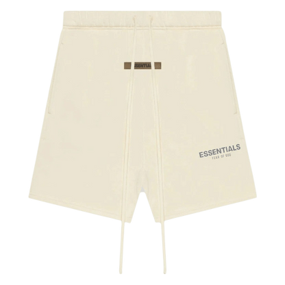 FEAR OF GOD ESSENTIALS Shorts (SS21) Cream/Buttercream — XXS — Front View