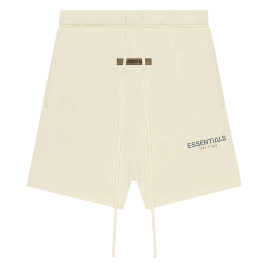 FEAR OF GOD ESSENTIALS Shorts (SS21) Cream/Buttercream — XXS — Front View