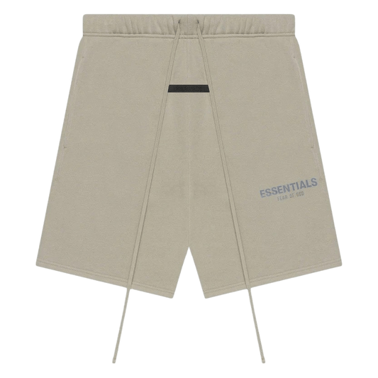 FEAR OF GOD ESSENTIALS Shorts (SS21) Moss/Goat — XXS — Front View