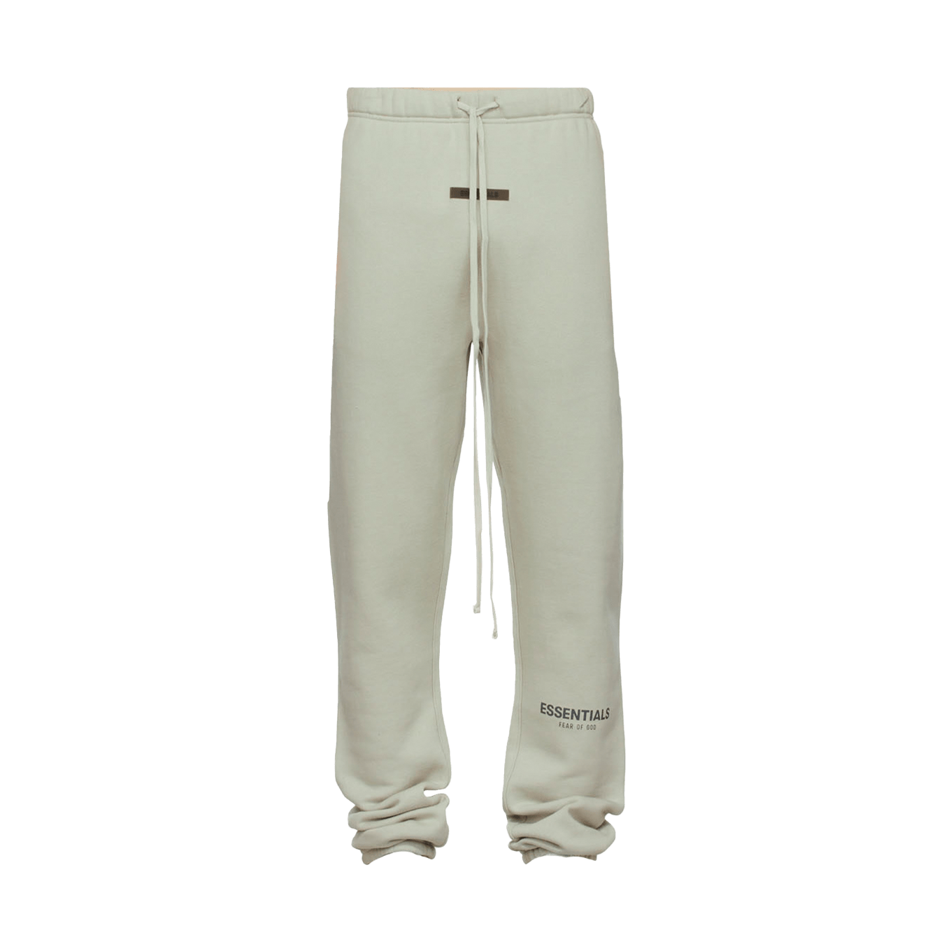 Fear of God Essentials SSENSE Exclusive Fleece Lounge Pants Concrete — XXS — Front View