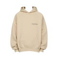 Fear of God Essentials SSENSE Exclusive Pullover Hoodie 'Linen' — XXS — Front View