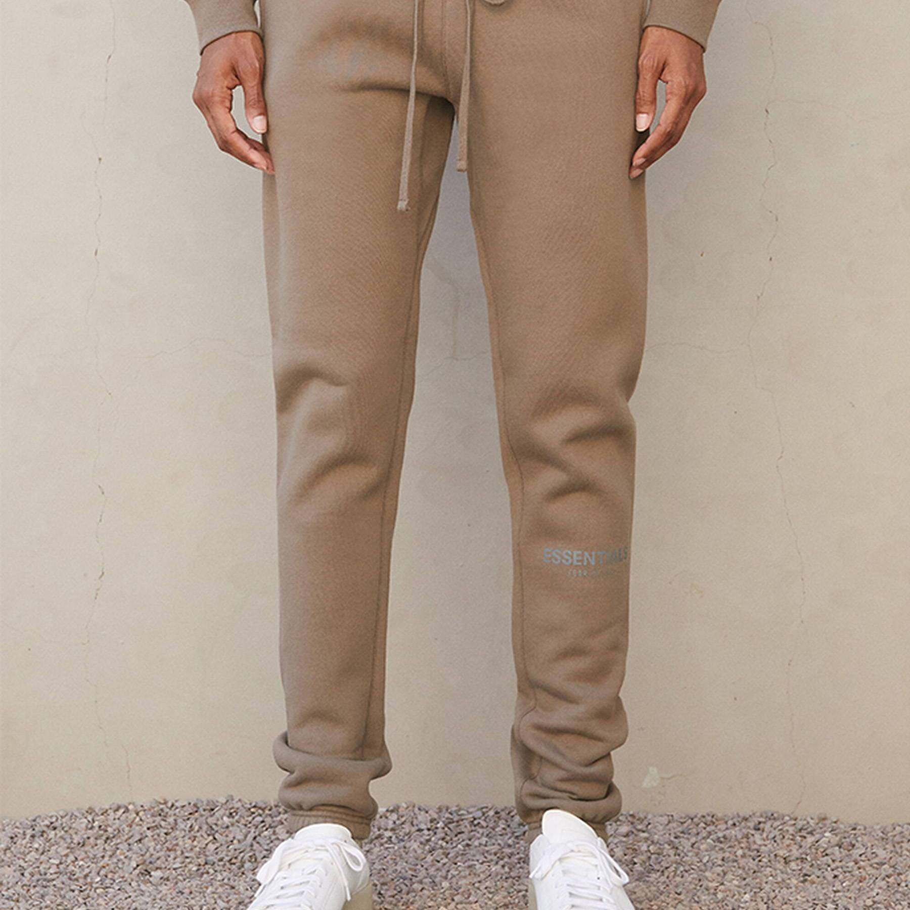 Fear of God Essentials Sweatpants 'Harvest' — XXS — Back View