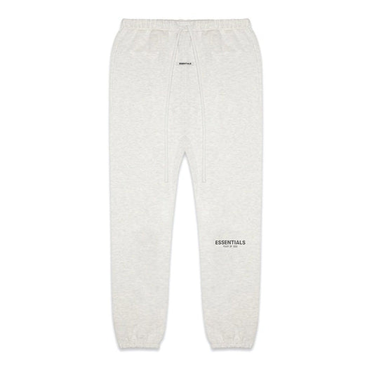 FEAR OF GOD ESSENTIALS Sweatpants Light Heather Oatmeal — XXS — Front View