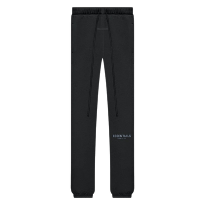 FEAR OF GOD ESSENTIALS Sweatpants (SS21) Black/Stretch Limo — XXS — Front View