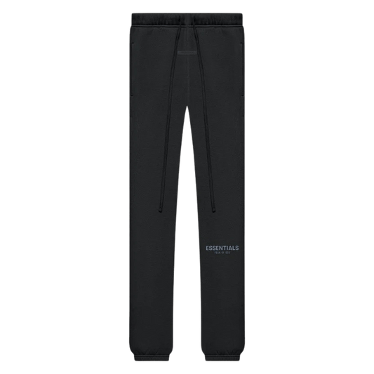 FEAR OF GOD ESSENTIALS Sweatpants (SS21) Black/Stretch Limo — XXS — Front View