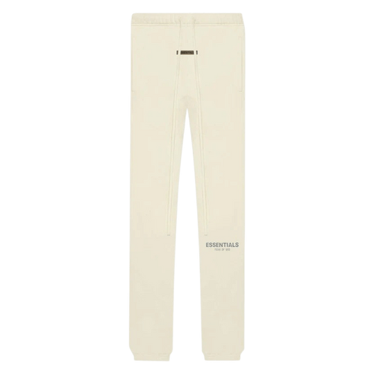 FEAR OF GOD ESSENTIALS Sweatpants (SS21) Cream/Buttercream — XXS — Front View