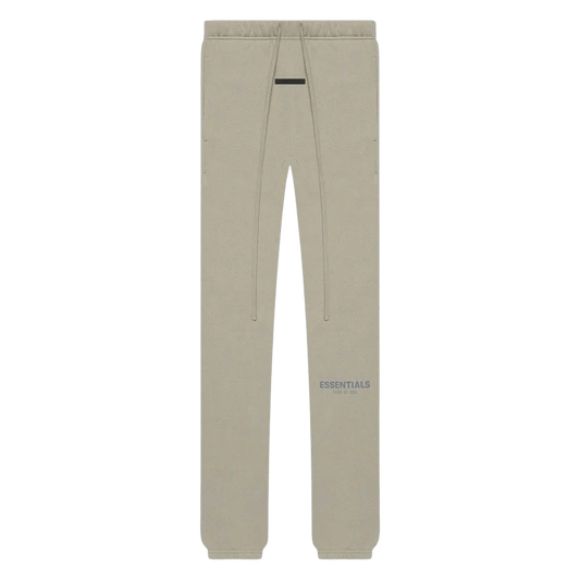 FEAR OF GOD ESSENTIALS Sweatpants (SS21) Moss/Goat — XXS — Front View