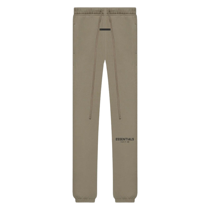 FEAR OF GOD ESSENTIALS Sweatpants (SS21) Taupe — XXS — Front View