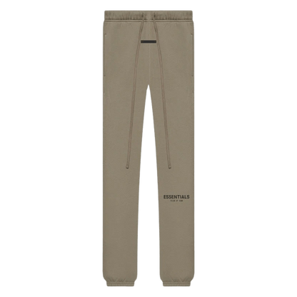 FEAR OF GOD ESSENTIALS Sweatpants (SS21) Taupe — XXS — Front View