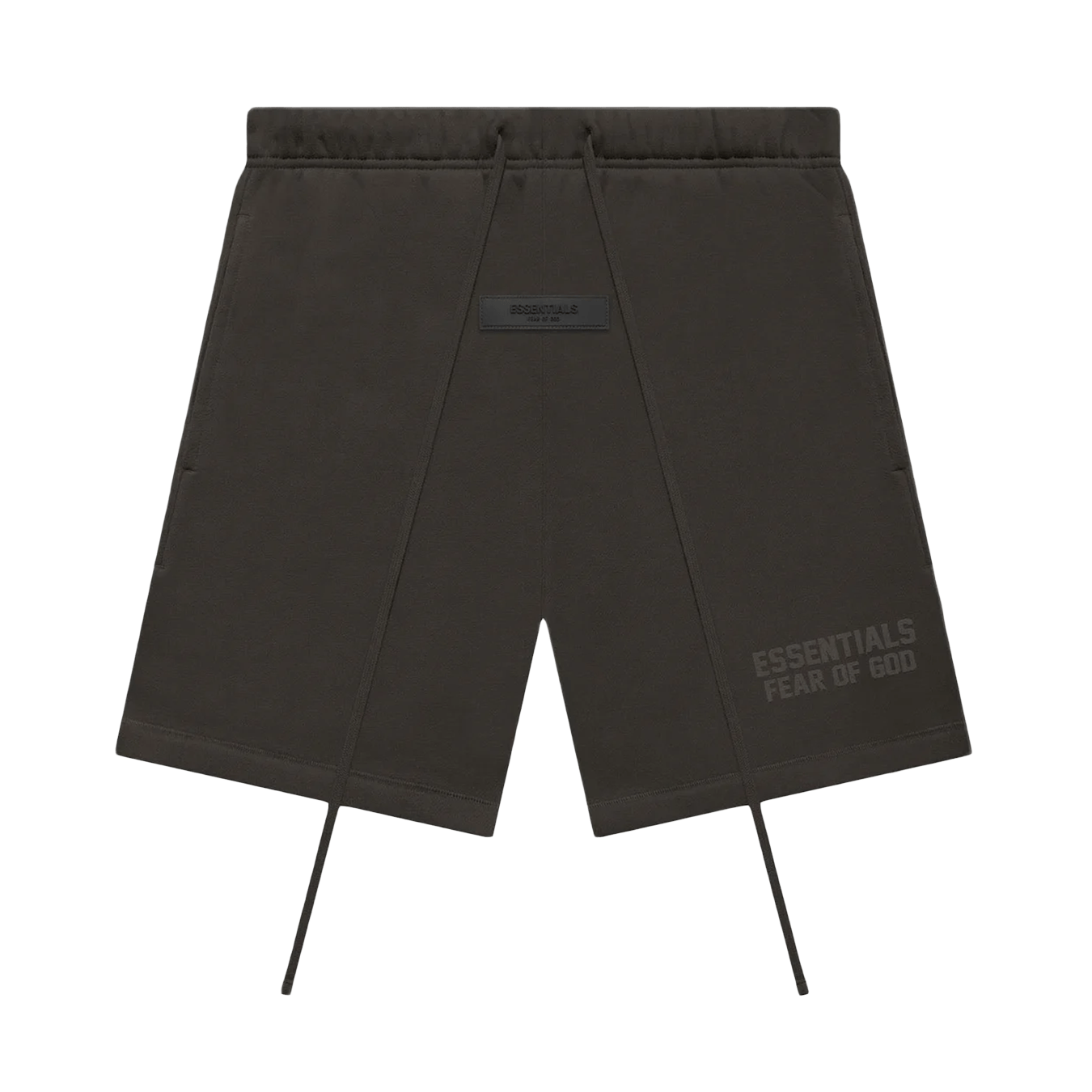 Fear of God Essentials Sweat Short 'Black' FW22 — XXS — Front View