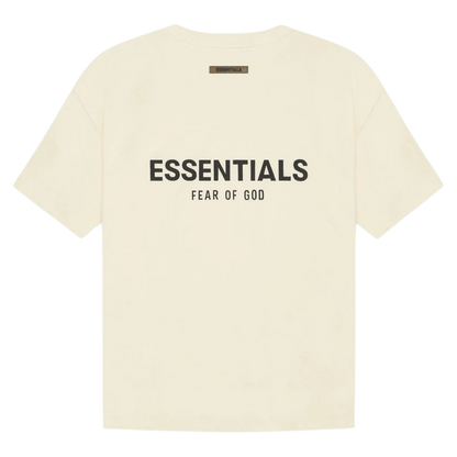 FEAR OF GOD ESSENTIALS T-shirt (SS21) Cream/Buttercream — XXS — Front View