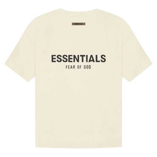 FEAR OF GOD ESSENTIALS T-shirt (SS21) Cream/Buttercream — XXS — Front View
