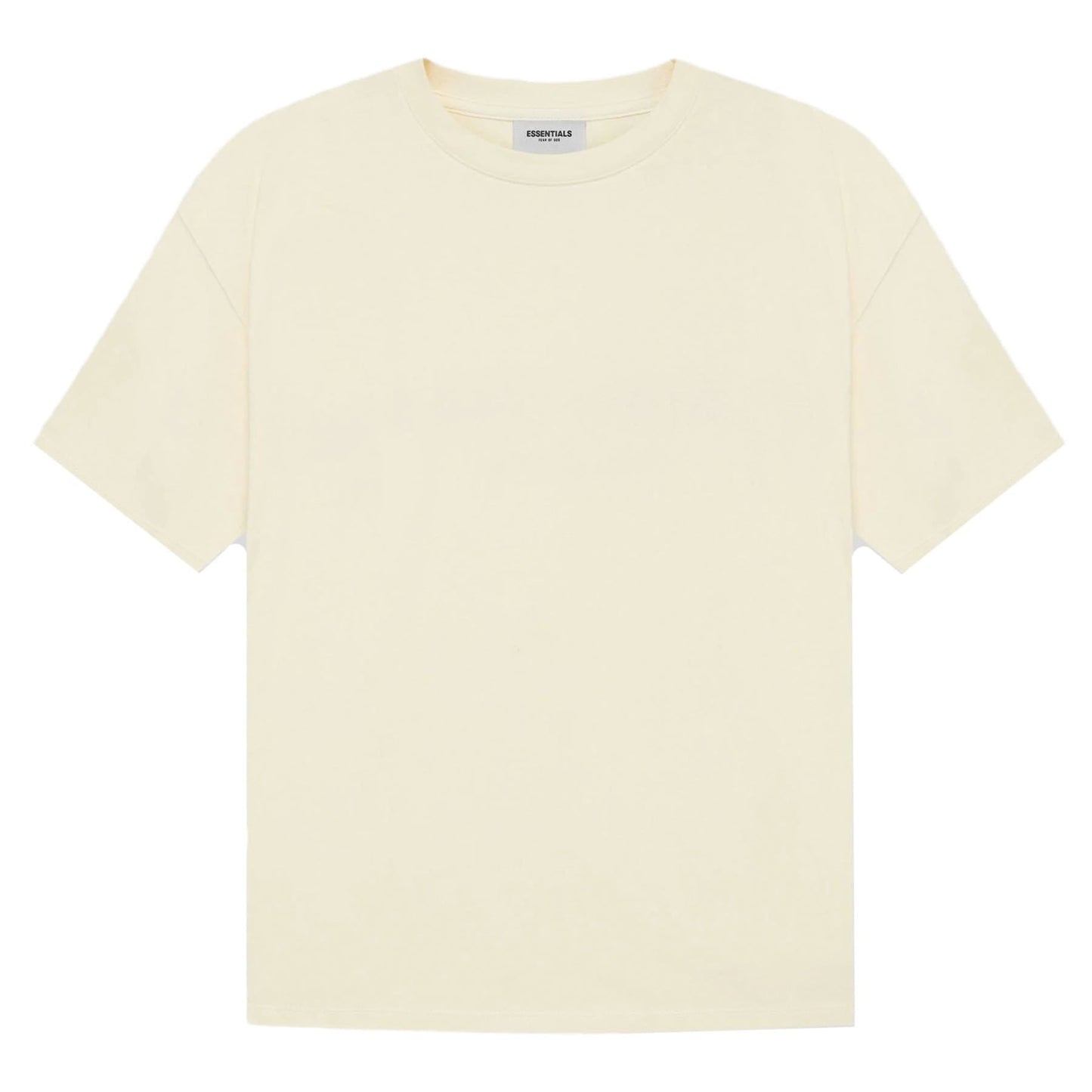 FEAR OF GOD ESSENTIALS T-shirt (SS21) Cream/Buttercream — XXS — Side View