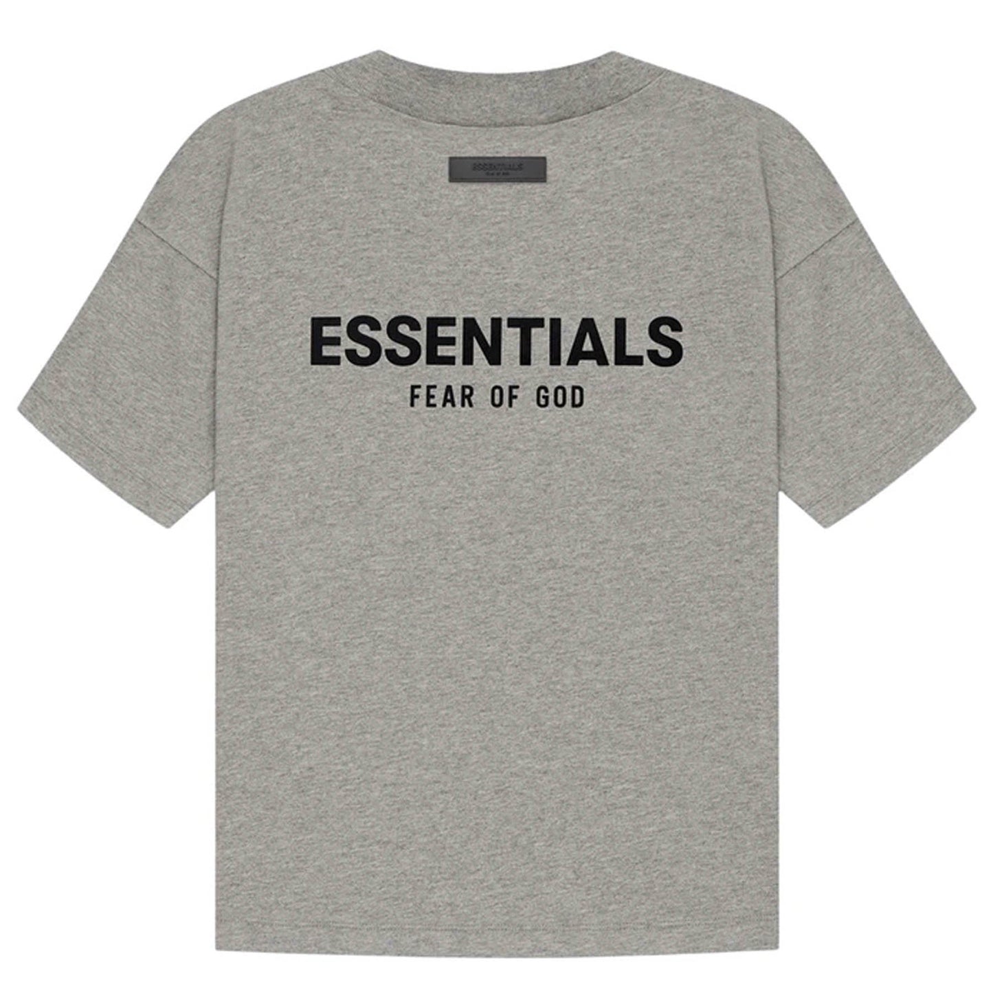 Fear of God Essentials T-shirt 'Dark Oatmeal' (SS22) — XXS — Side View