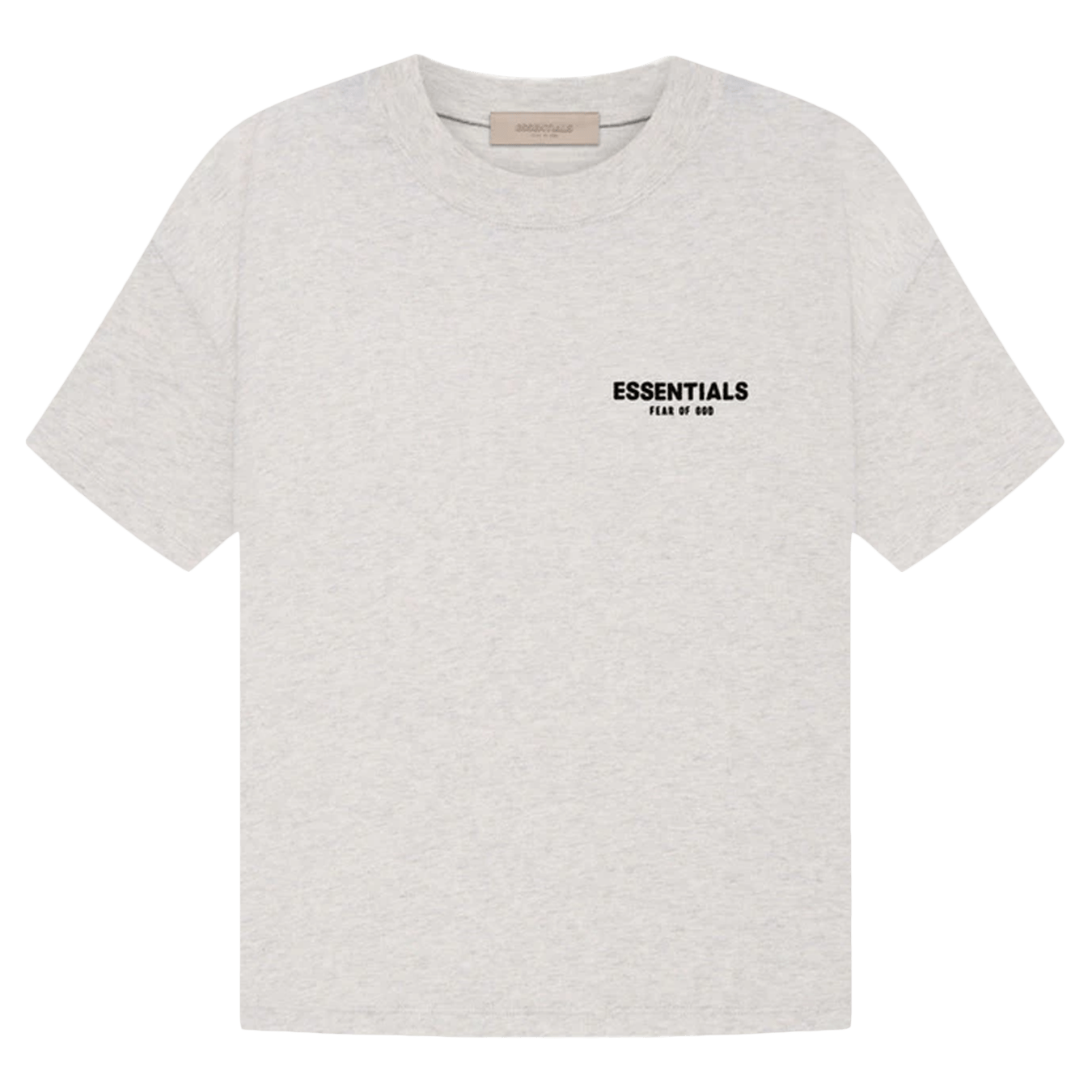 Fear of God Essentials T-shirt 'Light Oatmeal' FW22 — XXS — Front View